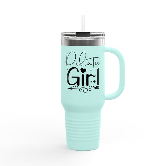 Pilates Girl 40oz Insulated Travel Mug