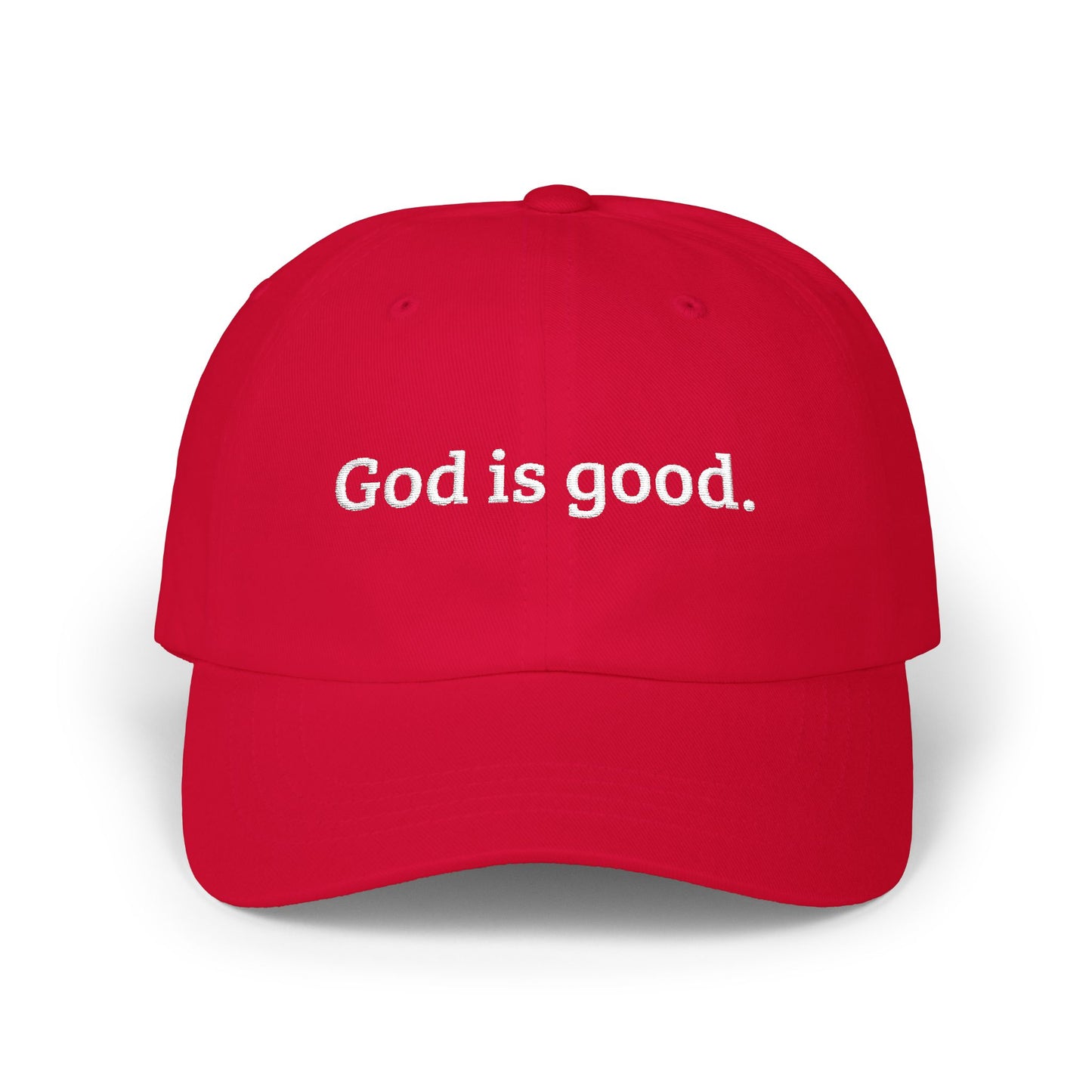 God Is Good embroidered Dad Cap | Baseball Hat, Christian Faith Statement - FARS