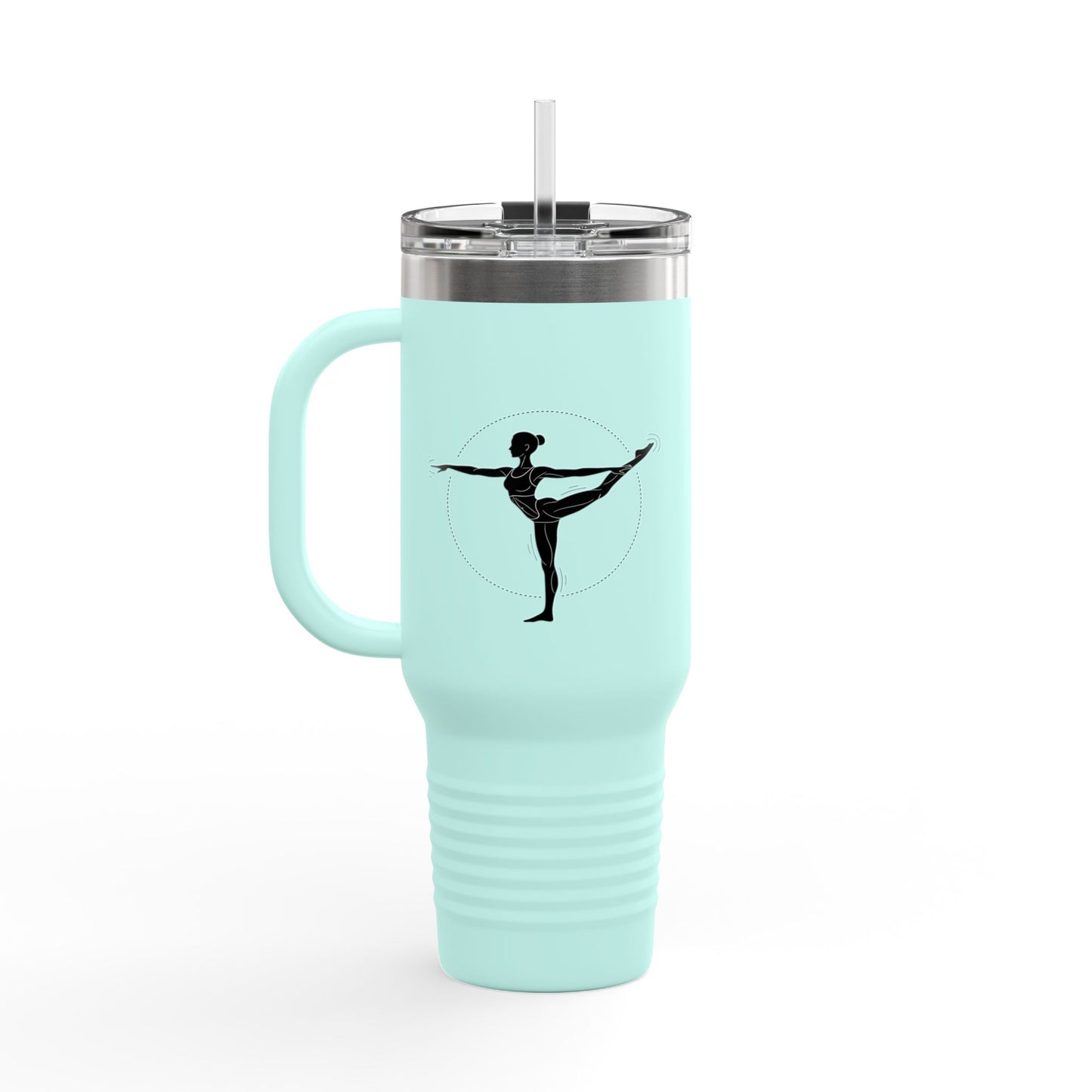 Pilates Girl 40oz Insulated Travel Mug