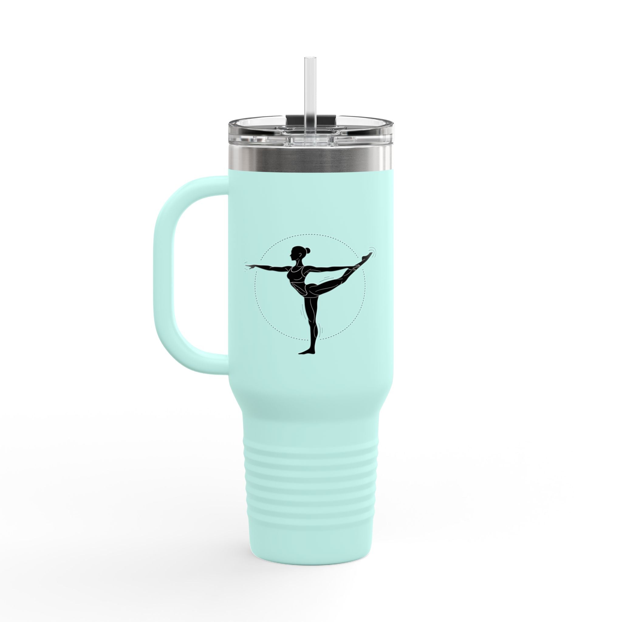 Pilates Girl 40oz Insulated Travel Mug