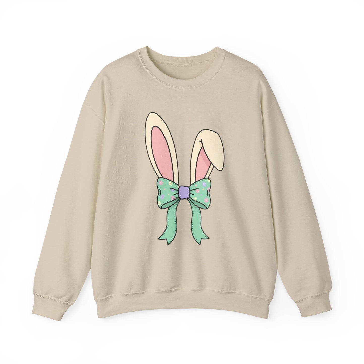 Easter Bunny Ears Crewneck Sweatshirt — Happy Easter