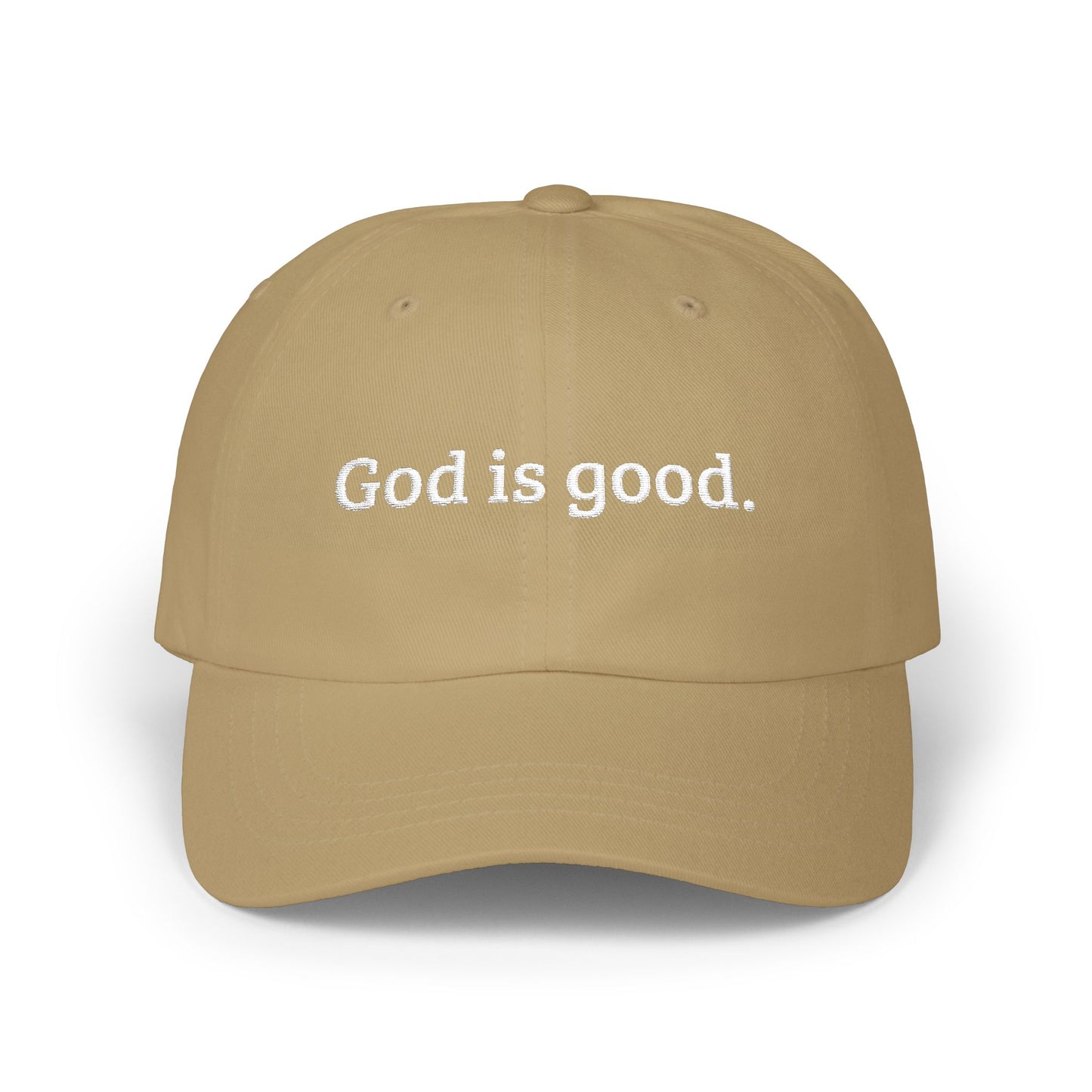God Is Good embroidered Dad Cap | Baseball Hat, Christian Faith Statement - FARS