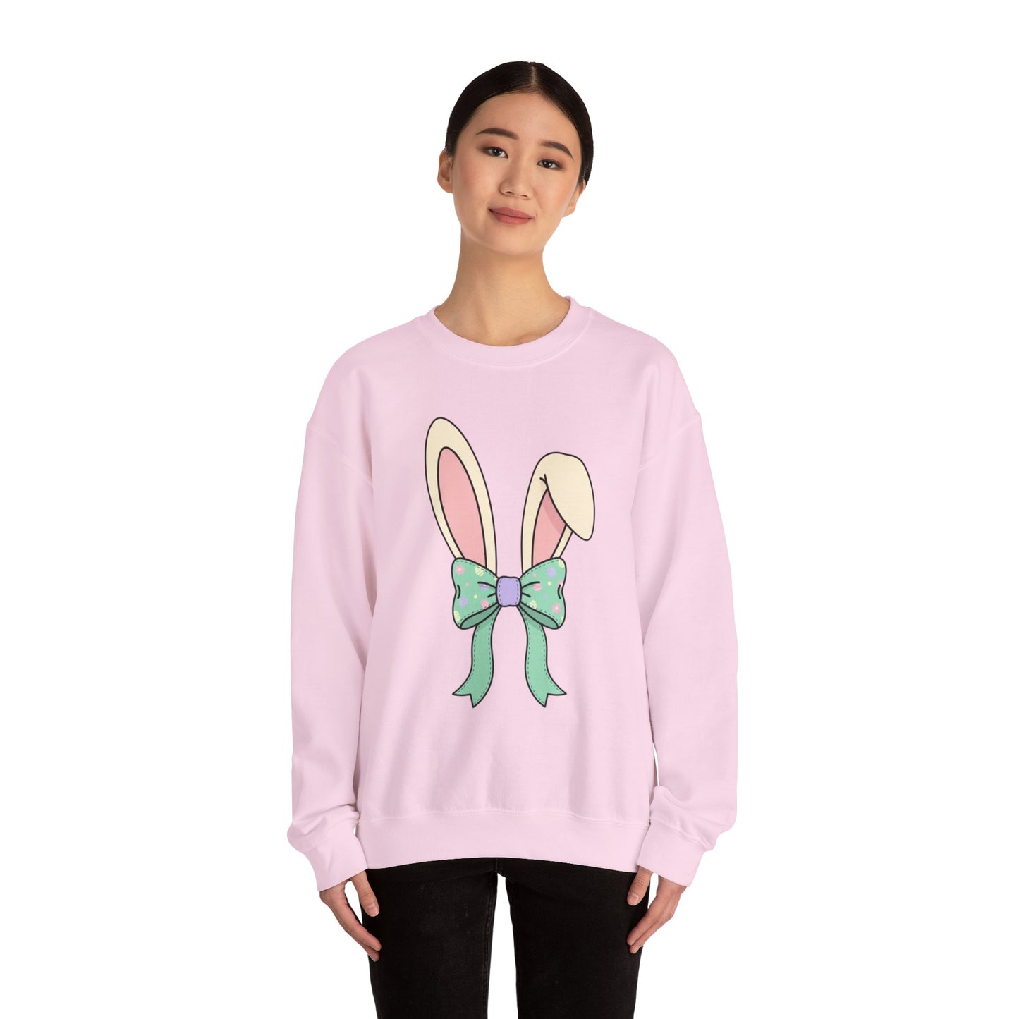 Easter Bunny Ears Crewneck Sweatshirt — Happy Easter